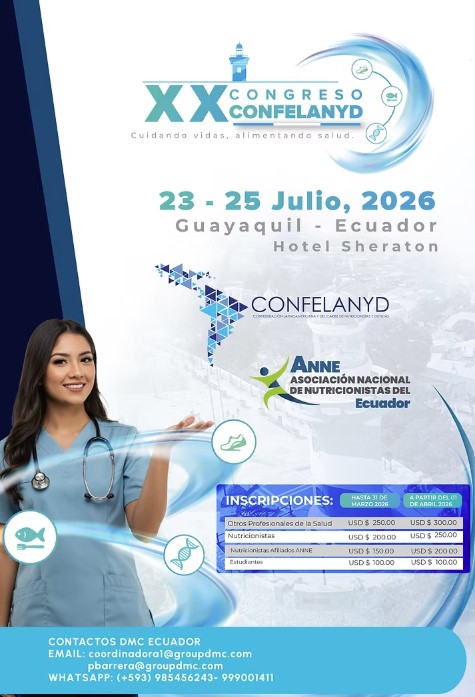 XX Congreso Latinoamericano de Nutricionistas y Dietistas